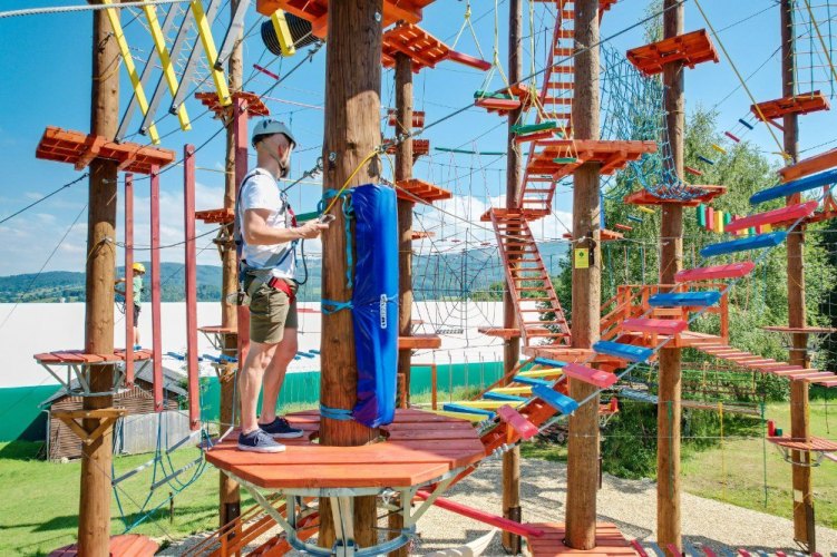 Adrenalin park v Jeseníkách